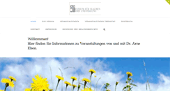 Desktop Screenshot of dr-elsen-veranstaltung.de